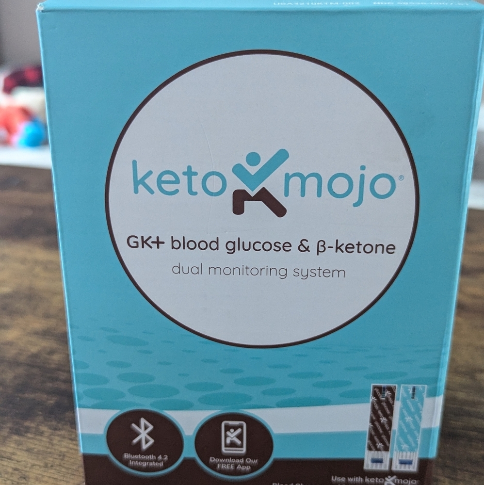 Brand new ,unopened GK+ blood glucose & Ketone monitoring system